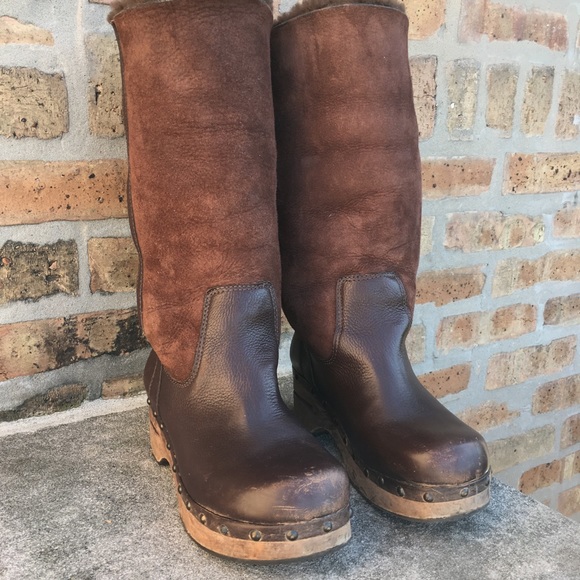 frye clog boots